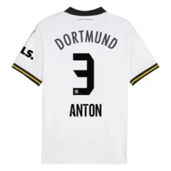 Camisola Futebol BVB Borussia Dortmund Anton #3 2024-25 Terceiro Equipamento Homem