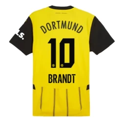 Camisola Futebol BVB Borussia Dortmund Brandt #10 2024-25 Principal Equipamento Homem