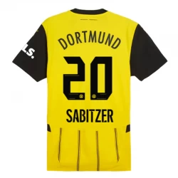 Camisola Futebol BVB Borussia Dortmund Sabitzer #20 2024-25 Principal Equipamento Homem