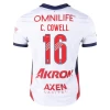 Camisola Futebol CD Guadalajara 2024-25 C. Cowell #16 Alternativa Equipamento Homem