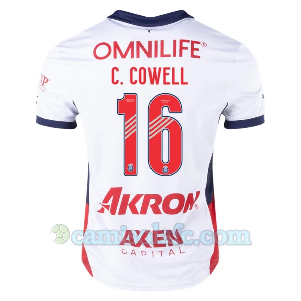 Camisola Futebol CD Guadalajara 2024-25 C. Cowell #16 Alternativa Equipamento Homem