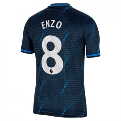 Camisola Futebol Chelsea FC 2023-24 Enzo Fernández #8 Alternativa Equipamento Homem