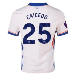 Camisola Futebol Chelsea FC 2024-25 Moisés Caicedo #25 Alternativa Equipamento Homem