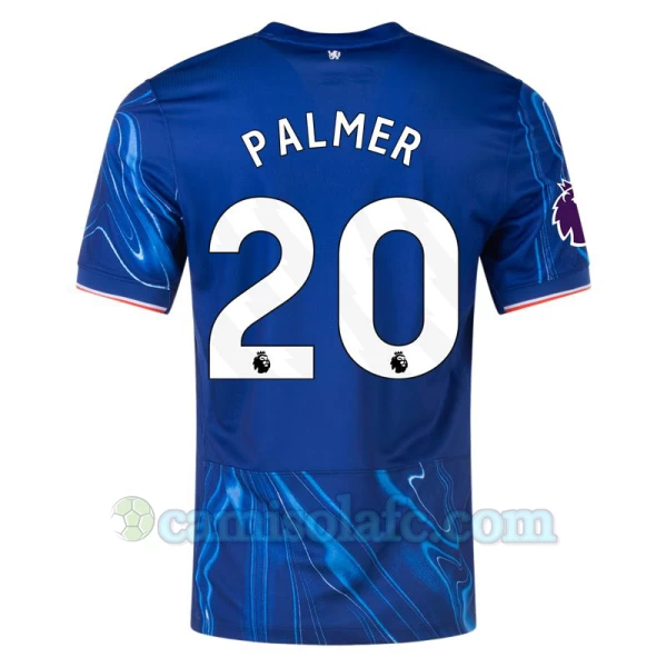 Camisola Futebol Chelsea FC Cole Palmer #20 2024-25 Principal Equipamento Homem