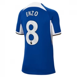 Camisola Futebol Chelsea FC Enzo Fernández #8 2023-24 Principal Equipamento Homem