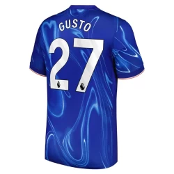 Camisola Futebol Chelsea FC Gusto #27 2024-25 Principal Equipamento Homem