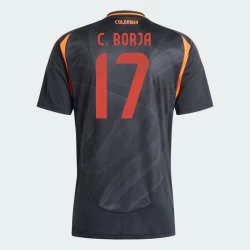 Camisola Futebol Colômbia C. Borja #17 Copa America 2024 Alternativa Homem Equipamento