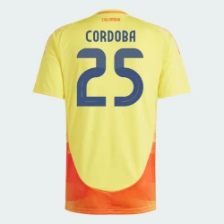 Camisola Futebol Colômbia Cordoba #25 Copa America 2024 Principal Homem Equipamento