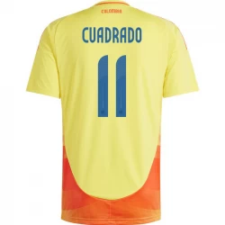 Camisola Futebol Colômbia Cuadrado #11 Copa America 2024 Principal Homem Equipamento