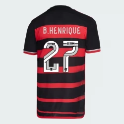 Camisola Futebol CR Flamengo B. Henrique #27 2024-25 Principal Equipamento Homem