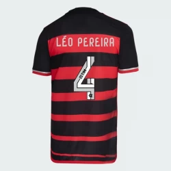 Camisola Futebol CR Flamengo Leo Pereira #4 2024-25 Principal Equipamento Homem