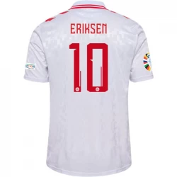 Camisola Futebol Dinamarca 2024 Christian Eriksen #10 Alternativa Equipamento Homem