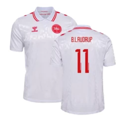 Camisola Futebol Dinamarca B.Laudrup #11 UEFA Euro 2024 Alternativa Homem Equipamento