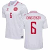 Camisola Futebol Dinamarca Christensen #6 UEFA Euro 2024 Alternativa Homem Equipamento