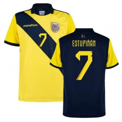Camisola Futebol Equador Estupinan #7 Copa America 2024 Principal Homem Equipamento