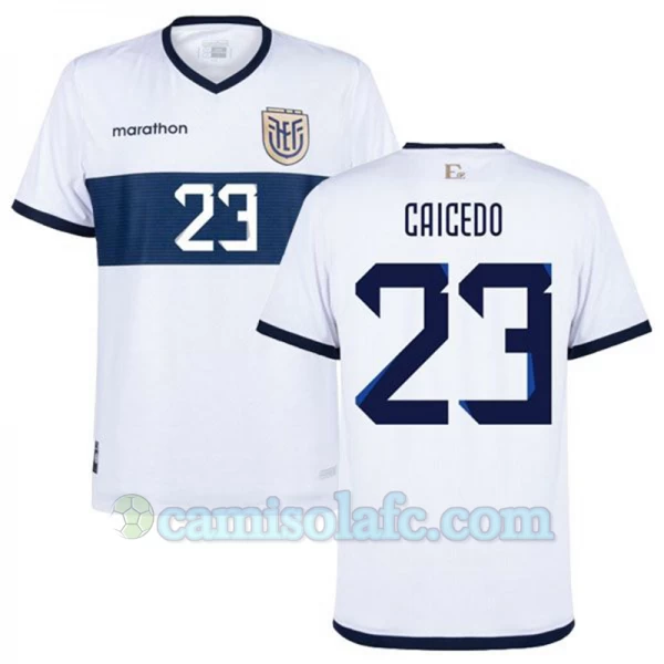 Camisola Futebol Equador Moisés Caicedo #23 Copa America 2024 Alternativa Homem Equipamento