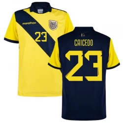 Camisola Futebol Equador Moisés Caicedo #23 Copa America 2024 Principal Homem Equipamento