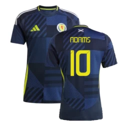 Camisola Futebol Escócia Adams #10 UEFA Euro 2024 Principal Homem Equipamento