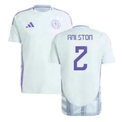 Camisola Futebol Escócia Ralston #2 UEFA Euro 2024 Alternativa Homem Equipamento