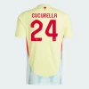 Camisola Futebol Espanha Carvajal #2 UEFA Euro 2024 Alternativa Homem Equipamento