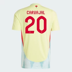 Camisola Futebol Espanha Carvajal #20 UEFA Euro 2024 Alternativa Homem Equipamento