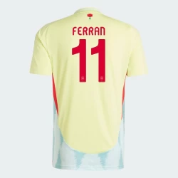 Camisola Futebol Espanha Ferran #11 UEFA Euro 2024 Alternativa Homem Equipamento