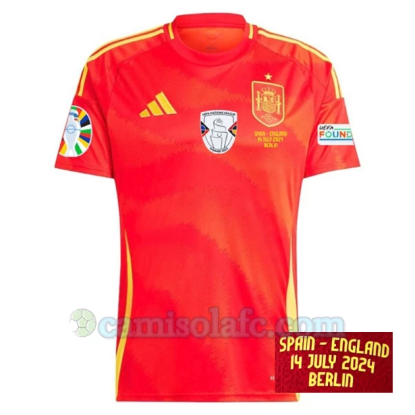 Camisola Futebol Espanha Finals UEFA Euro 2024 Principal Homem Equipamento