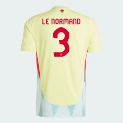 Camisola Futebol Espanha Le Normand #3 UEFA Euro 2024 Alternativa Homem Equipamento