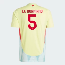 Camisola Futebol Espanha Le Normand #5 UEFA Euro 2024 Alternativa Homem Equipamento