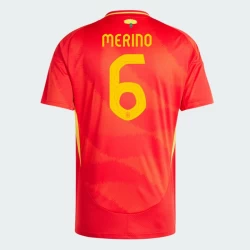 Camisola Futebol Espanha Merino #6 UEFA Euro 2024 Principal Homem Equipamento