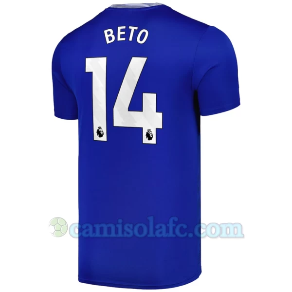 Camisola Futebol Everton FC Beto #14 2024-25 Principal Equipamento Homem