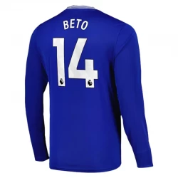 Camisola Futebol Everton FC Beto #14 2024-25 Principal Equipamento Homem Manga Comprida