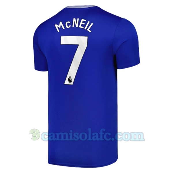 Camisola Futebol Everton FC McNeil #7 2024-25 Principal Equipamento Homem