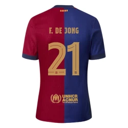 Camisola Futebol FC Barcelona F.De Jong #21 2024-25 Principal Equipamento Homem