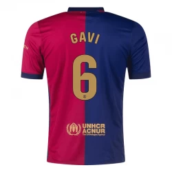 Camisola Futebol FC Barcelona Gavi #6 2024-25 Principal Equipamento Homem