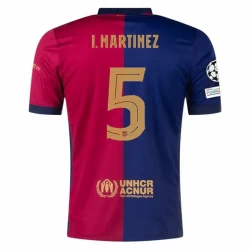 Camisola Futebol FC Barcelona I. Martinez #5 2024-25 Principal Equipamento Homem