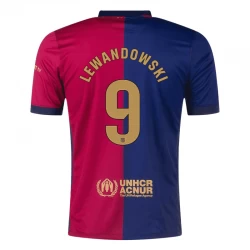 Camisola Futebol FC Barcelona Robert Lewandowski #9 2024-25 Principal Equipamento Homem