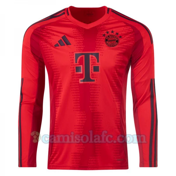 Camisola Futebol FC Bayern München 2024-25 Principal Equipamento Homem Manga Comprida