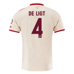 Camisola Futebol FC Bayern München De Ligt #4 2024-25 Terceiro Equipamento Homem