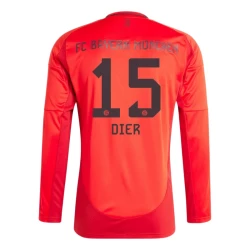 Camisola Futebol FC Bayern München Dier #15 2024-25 Principal Equipamento Homem Manga Comprida