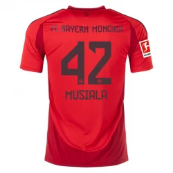 Camisola Futebol FC Bayern München Jamal Musiala #42 2024-25 Principal Equipamento Homem