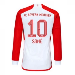 Camisola Futebol FC Bayern München Leroy Sané #10 2023-24 Principal Equipamento Homem Manga Comprida