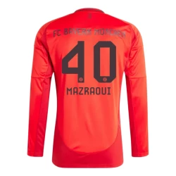 Camisola Futebol FC Bayern München Mazraoui #40 2024-25 Principal Equipamento Homem Manga Comprida