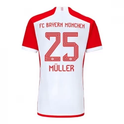Camisola Futebol FC Bayern München Thomas Müller #25 2023-24 Principal Equipamento Homem
