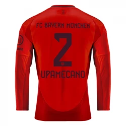 Camisola Futebol FC Bayern München Upamecano #2 2024-25 Principal Equipamento Homem Manga Comprida