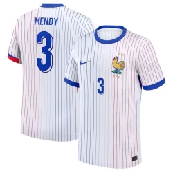 Camisola Futebol França Benjamin Mendy #3 UEFA Euro 2024 Alternativa Homem Equipamento