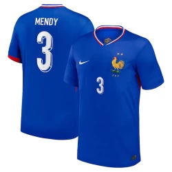 Camisola Futebol França Benjamin Mendy #3 UEFA Euro 2024 Principal Homem Equipamento