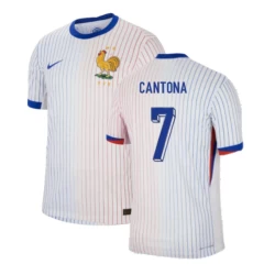 Camisola Futebol França Cantona #7 UEFA Euro 2024 Alternativa Homem Equipamento