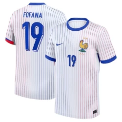 Camisola Futebol França Fofana #19 UEFA Euro 2024 Alternativa Homem Equipamento