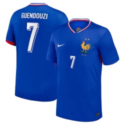 Camisola Futebol França Guendouzi #7 UEFA Euro 2024 Principal Homem Equipamento